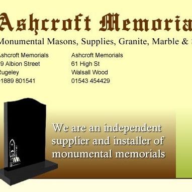 Ashcroft Memorials